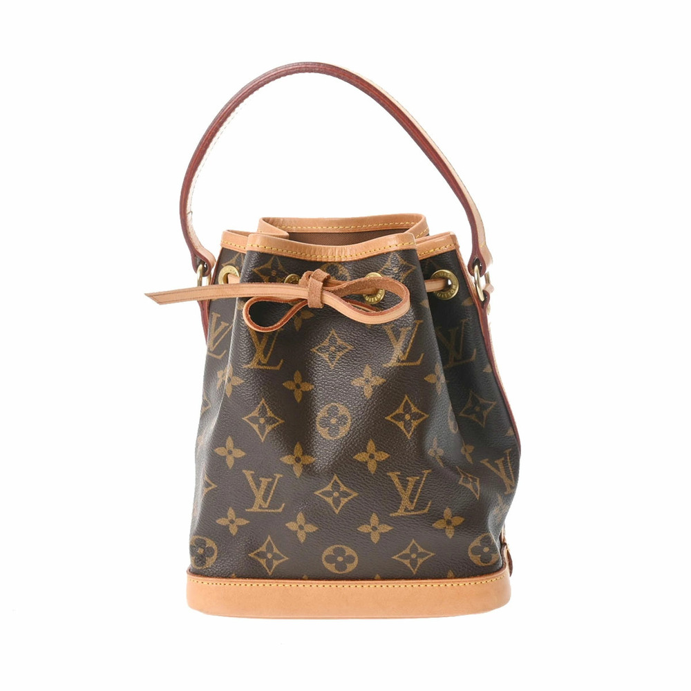 LOUIS VUITTON Monogram Noe Brown Canvas Handbag